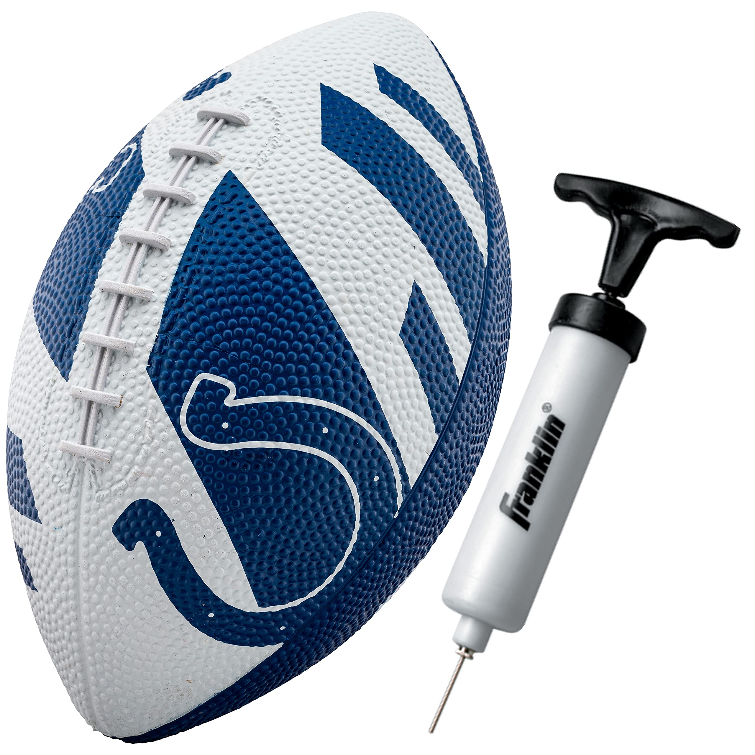 Franklin Sports NFL Team Footballs - Rubber Youth Mini Footballs for All NFL Teams - Kids Junior 8.5" Football - Official NFL Licensed Footballs